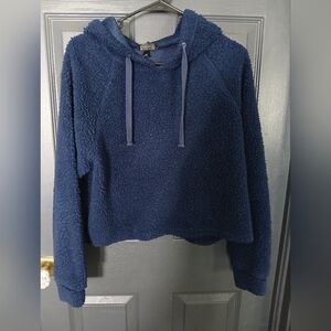Wild Fable Deep Blue Sherpa Hoodie